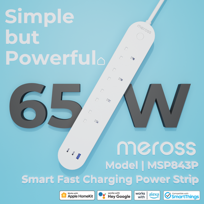 Smart Fast-Charging Power Strip MSP843P - Synergy Tech (HK) Company Limited